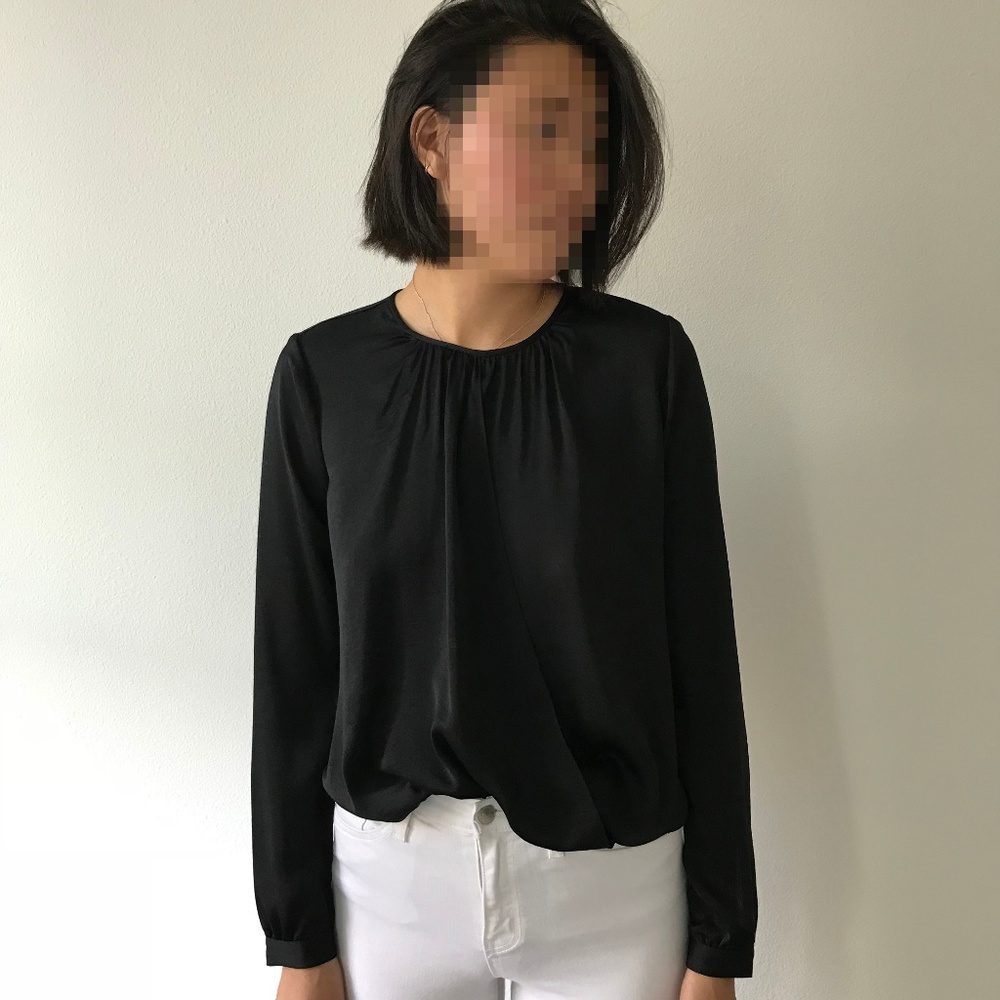 Women's Black Blouse - NEW!